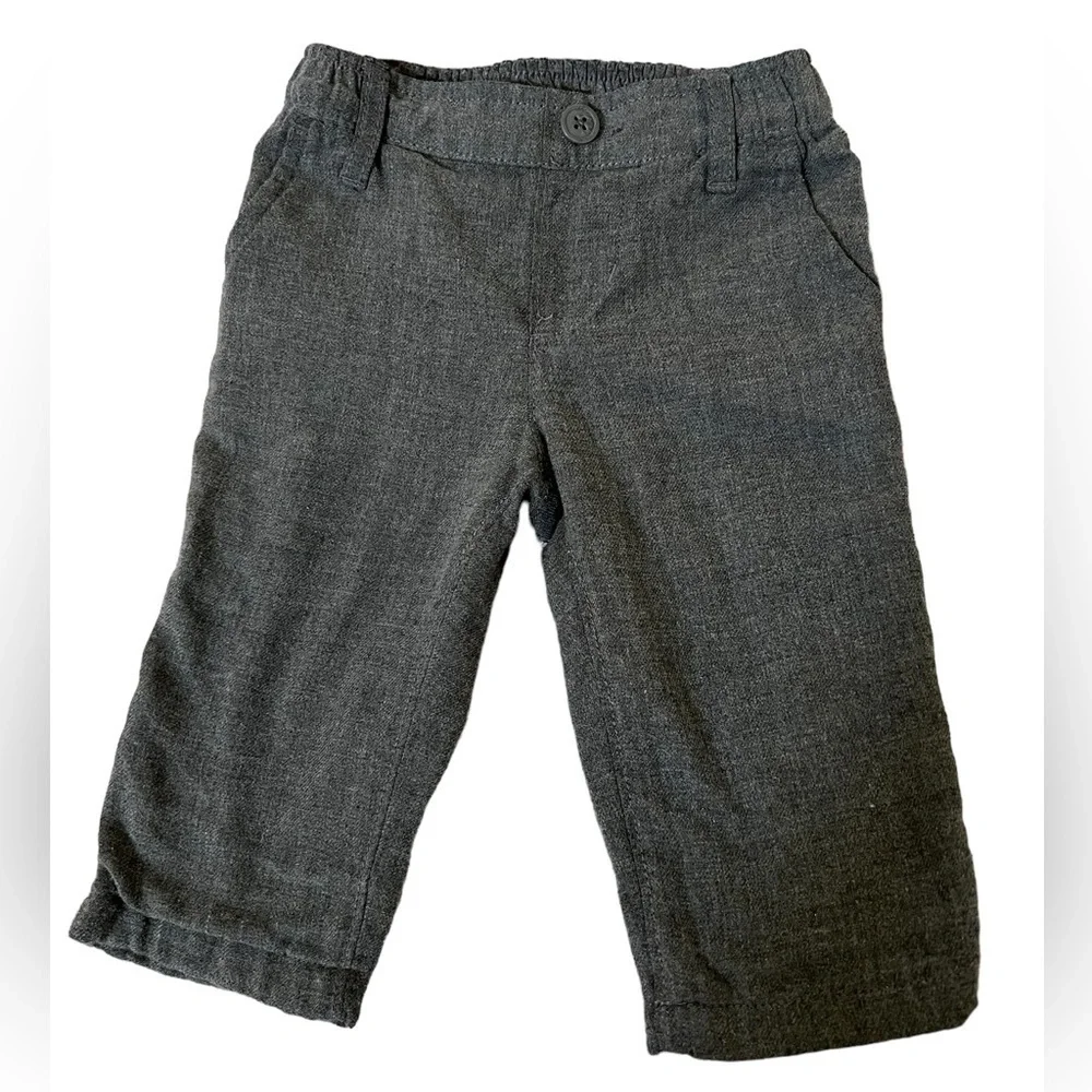 Baby Gap 6-12 months Heather grey smart dress pants, trousers